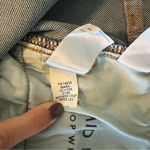 Lucky Brand Mid Rise Crop Wide Leg Jeans NWOT Plus Size 20 - Picture 10 of 12